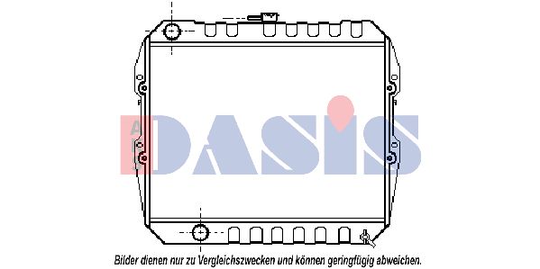 AKS DASIS Радиатор, охлаждение двигателя 213060N